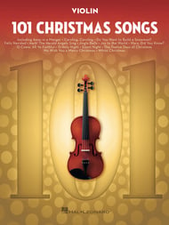 101 Christmas Songs Violin Book cover